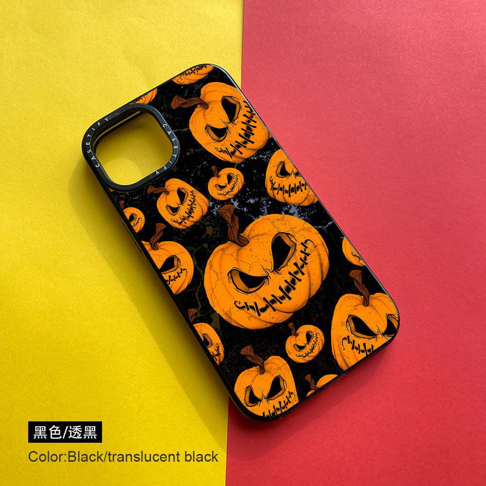 [ขายร้อนฮาโลวีน] Casetify ฮาโลวีน Ghost iPhone14/15promax เคสโทรศัพท์ Dark 13/12mini Soft Case 11 นั