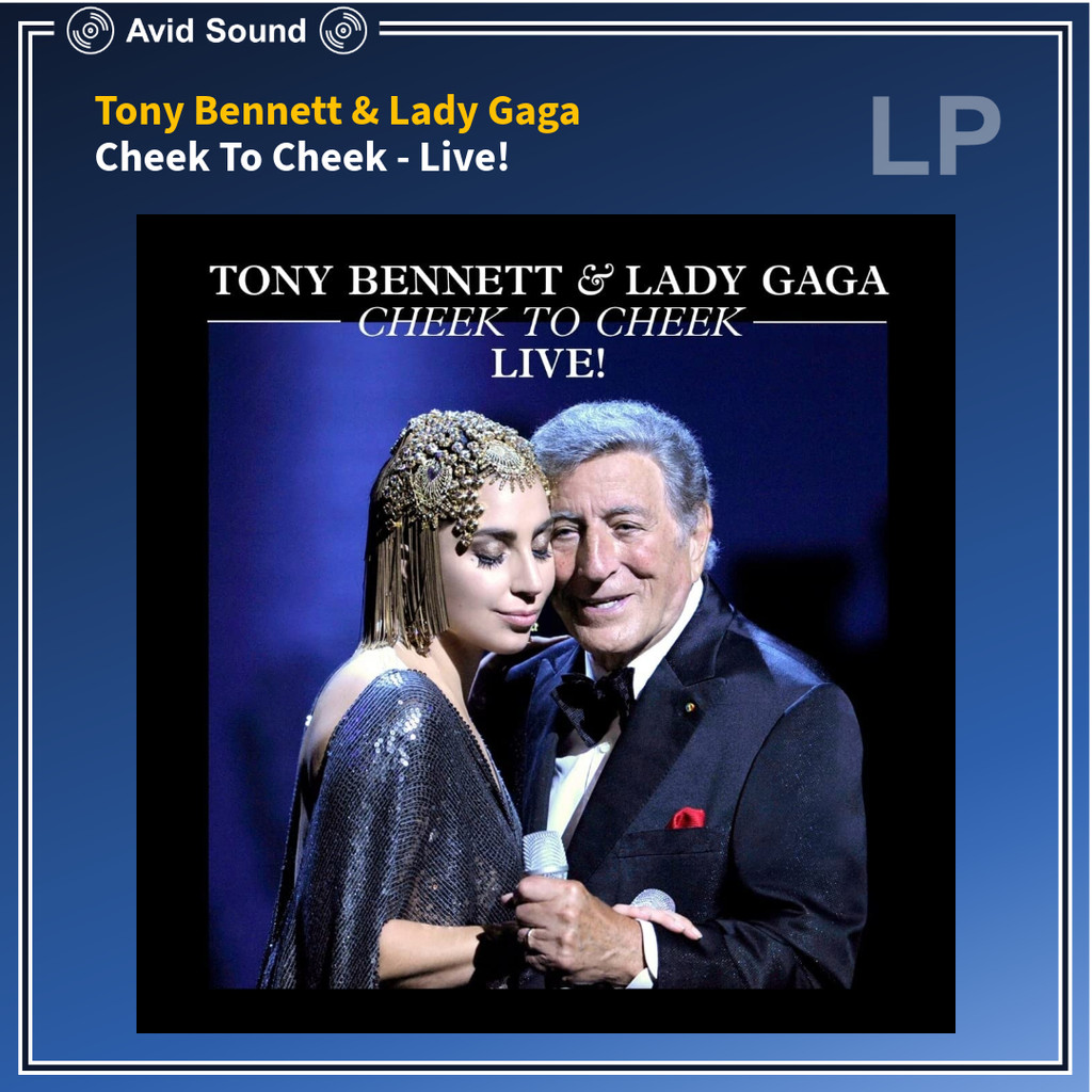 แผ่นเสียง Tony Bennett & Lady Gaga Cheek To Cheek Live! ใหม่ ซีล Tony Bennett & Lady Gaga Vinyl LP