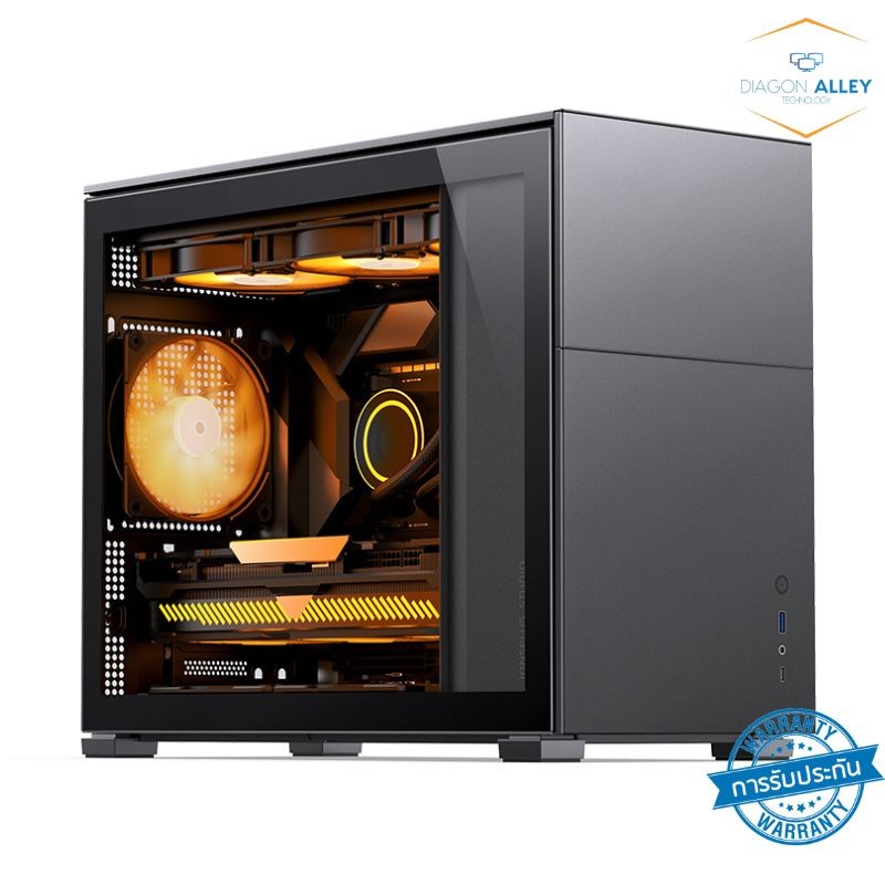 Jonsbo D31 STD Black M-ATX พัดลม 4 ตัว