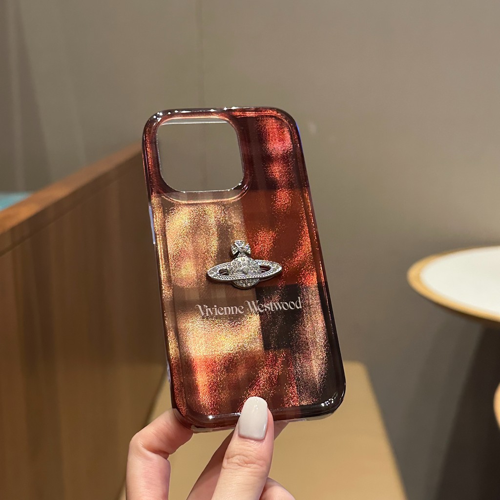 ลายสก๊อตสีน้ําตาล Chic เคสโทรศัพท์แบบรวมทุกอย่างสําหรับ iphone 15 14 13 12 Pro Max เคสนิ่มสไตล์สําหรับสาว 14pro เคสโทรศัพท์ด้านหลัง