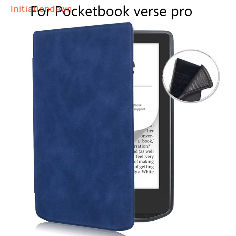 [Initiationdawn] เคสป้องกัน E-Reader แบบพับได้สําหรับ Pocketbook Verse Pro Soft E-Book Reader Protec