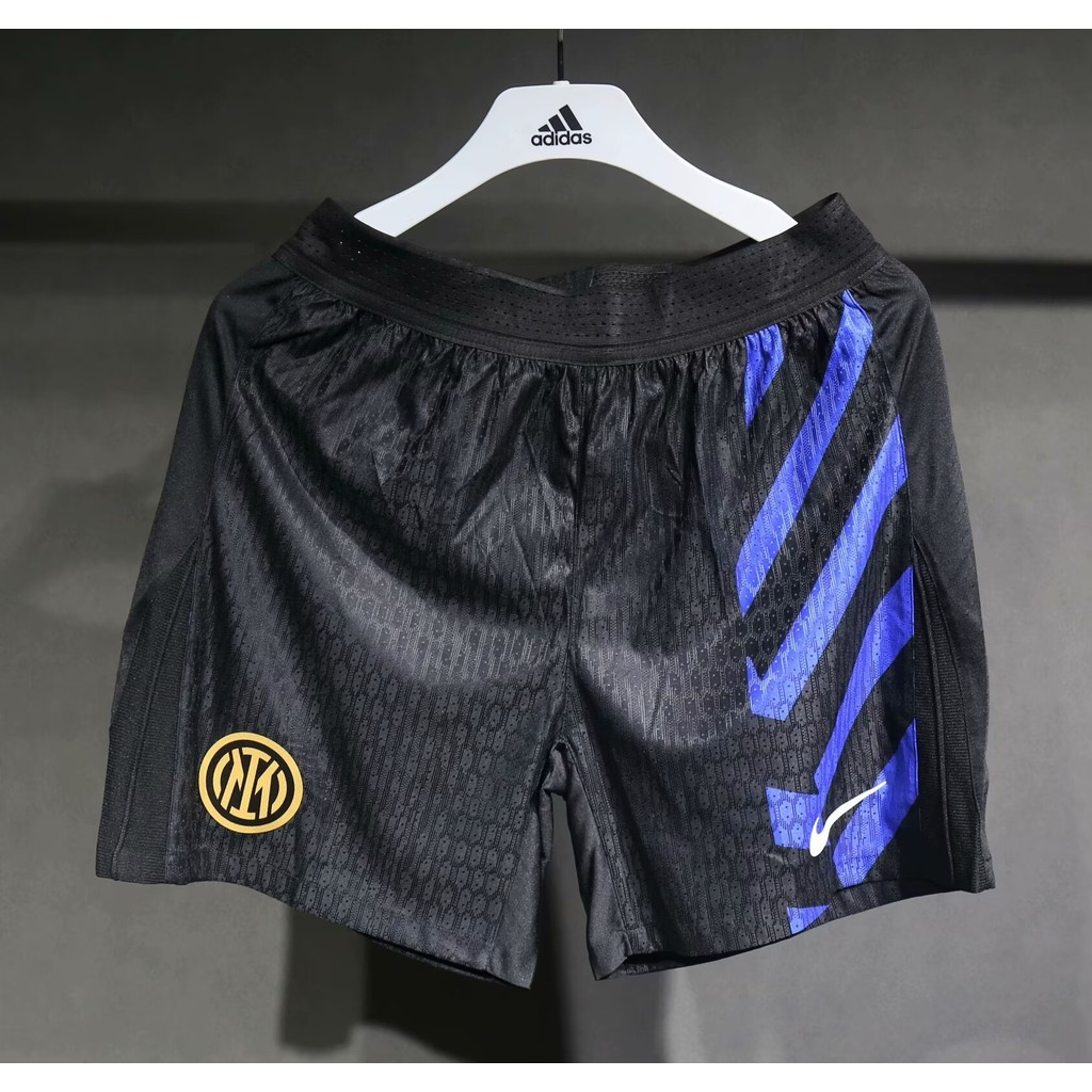 2425 New Inter Milan Home Player Edition กางเกงขาสั้นฟุตบอลคุณภาพสูงกีฬากลางแจ้งฟุตบอลกางเกงขาสั้น