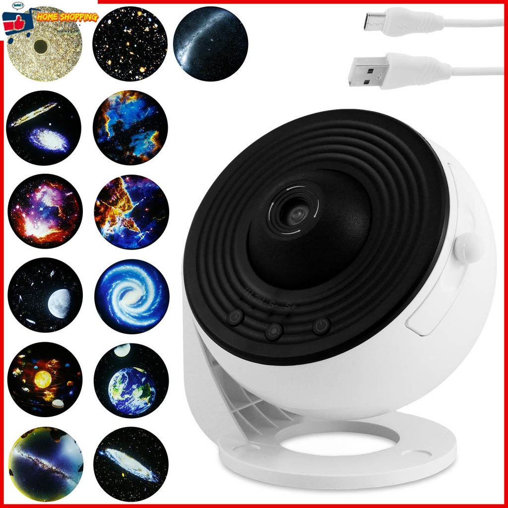 Star Projector Silent Galaxy Projector Compact Star Projector Galaxy Light ปรับโฟกัส Nebula Projecto