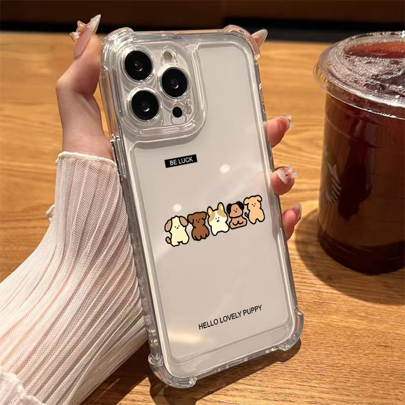 🔥MAX🔥 เคสโทรศัพท์มือถือแบบใส กันกระแทก สัตว์น้อยน่ารักลายการ์ตูน for 7 Plus X/XR 11/13/12/14/15 Plus เคสโทรศัพท์