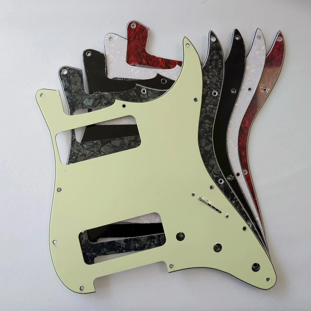 สําหรับ Fit Fender Stratocaster P90 2 รถกระบะ Strat กีตาร์ Pickguard อะไหล่พร้อมสกรูยึด 3 Ply Professional อุปกรณ์เสริม