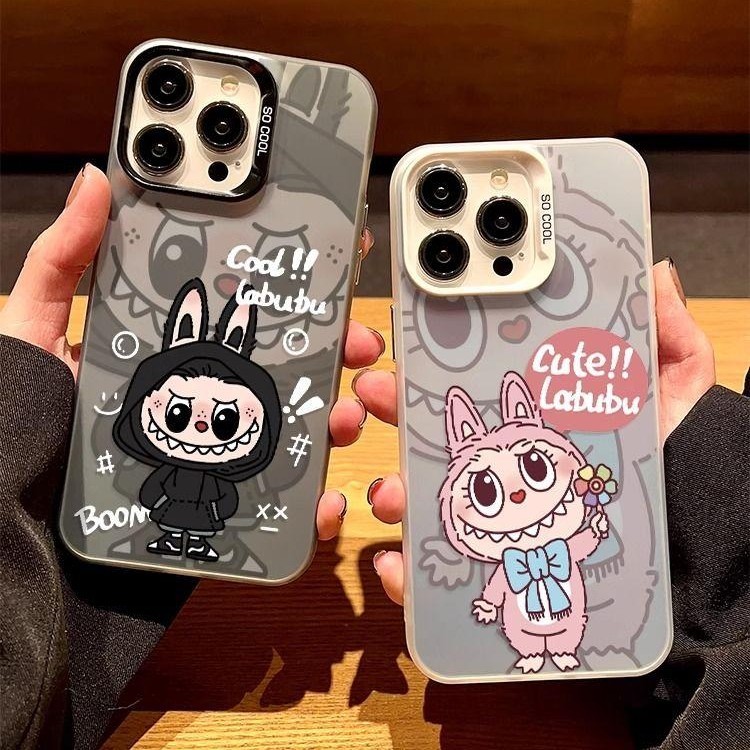 เคสไอโฟน15 Molly case เคส popmart หรูหราชุบ เคสโทรศัพท์ iPhone11,12,13,14,15,14promax,15promax