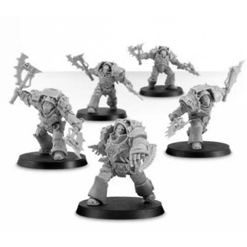 World Eaters World Eaters Red Butchers Squad Unpainted Resinscopic รุ่น H260