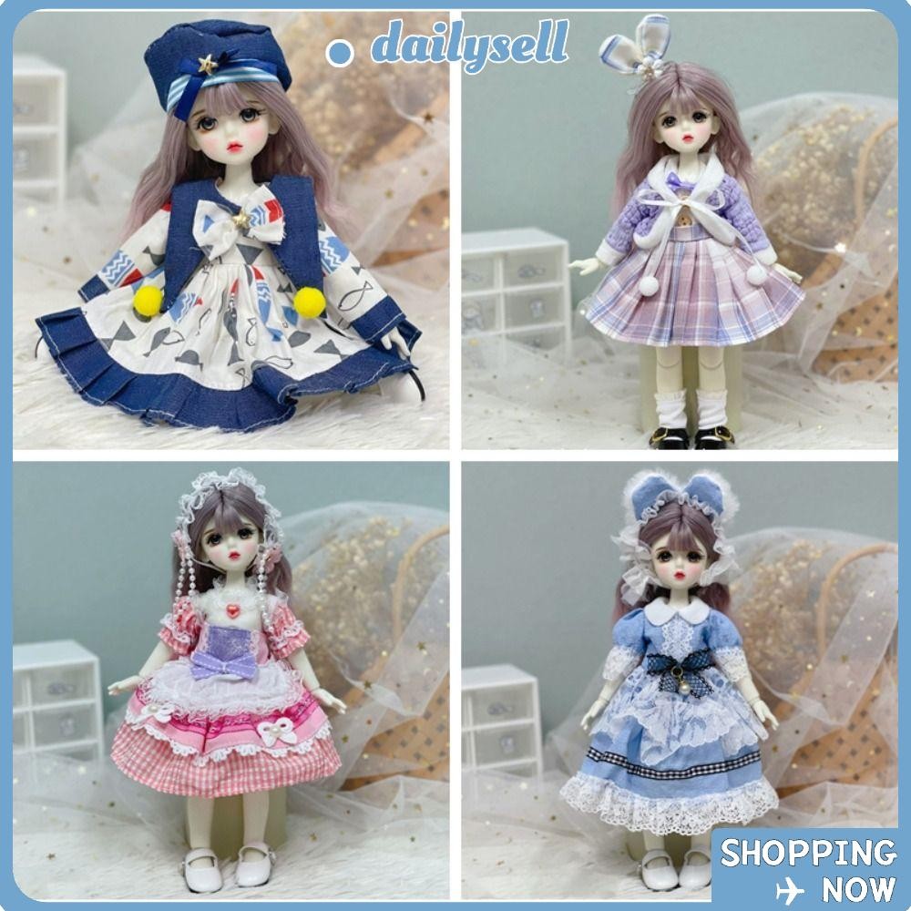 ชุดแม่บ้าน DAILY สวยด้วย Headwear 1/6 เสื้อผ้าตุ๊กตา BJD แฟชั่น Lorita น่ารัก Lorita ชุดเด็ก