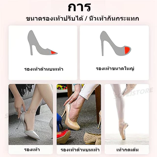 2 คู่ผู้หญิงส้นสูงนิ้วเท้าสอดนิ้วเท้าเสียบพื้นรองเท้าท่ารองนั่งตับเป็ด