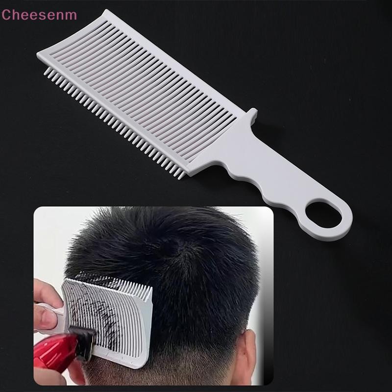 Cheenm 2PCS ชุดอัพเกรดตัดผมแบนตัดผมหวีผู้ชาย Arc Design ตําแหน่งโค้งผม Clipper หวี Salon ช่างทําผมเครื่องมือ TH
