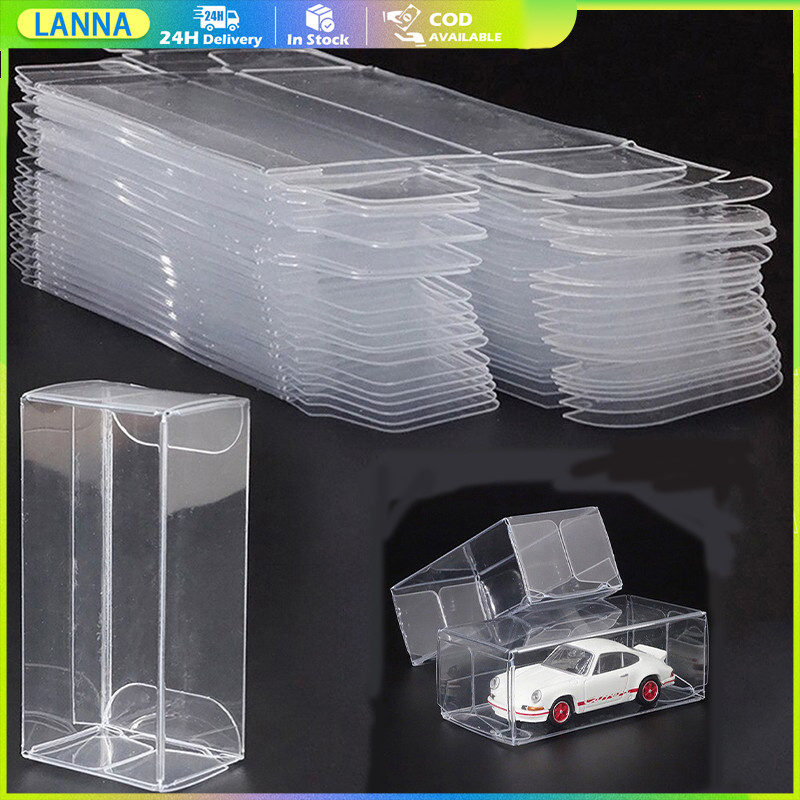 จัดส่งรวดเร็ว กล่องโชว์เก็บโมเดลรถ กันฝุ่น PVC ใส สำหรับใส่โมเดล1:64 กันฝุ่น