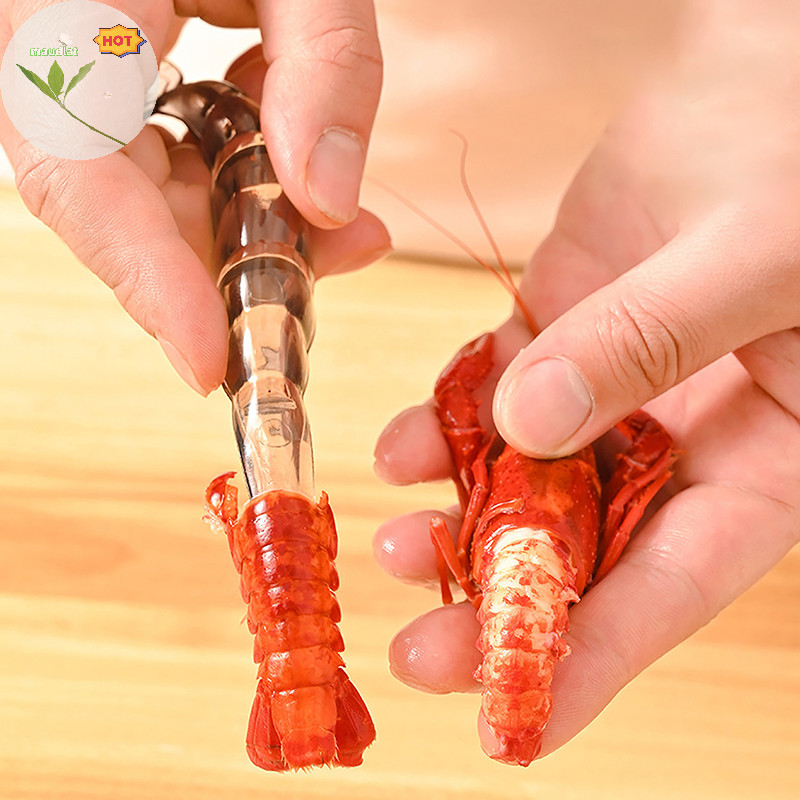 Mud กุ้ง Peeler เครื่องมือแบบพกพากุ้ง Peeler Sea Peeling ชุดเครื่องมือสําหรับกุ้งกุ้งก้ามกราม Crawfish เปลือกแบบพกพา Shrucker สําหรับ Easy EN