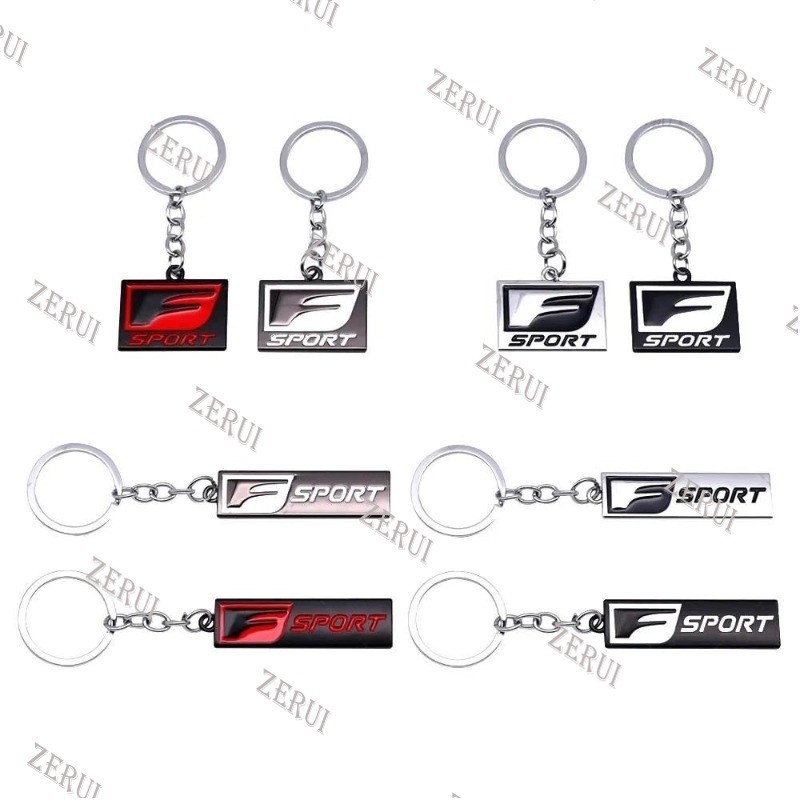 Zr สําหรับรถพวงกุญแจพวงกุญแจ Auto Key แหวนจี้ FSPORT โลโก้สําหรับ Lexus RX350 IS300 ES250 ES330 ES35