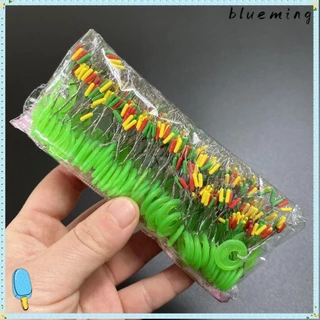 Blueming2 600 ชิ้น 100 กลุ่มตกปลา Bobber Stopper, Float Fishing Supply Rubber Bean, สีสัน Soft Line Tackle อุปกรณ์เสริม Space Beans Lakes Rivers Sea