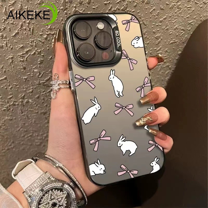 สไตล์เกาหลีน่ารักกระต่ายสําหรับ Xiaomi 14T Pro Poco C65 C61 C55 C51 C50 C40 C31 X6 X5 Pro X3 NFC X2 