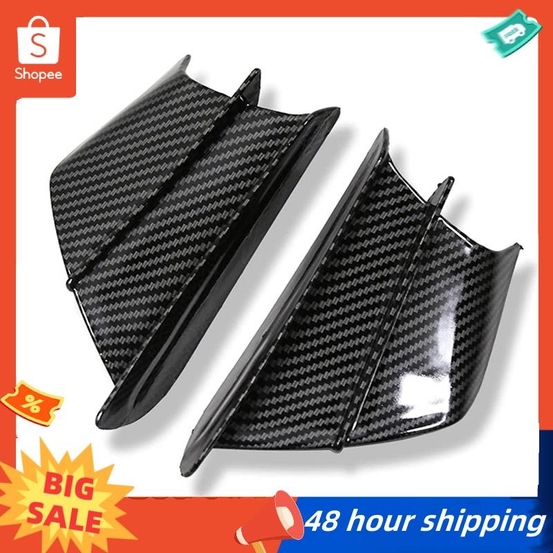พร้อมสต็อก 1 คู่รถจักรยานยนต์ด้านข้าง Winglet รถจักรยานยนต์ Fairing Side Winglet สําหรับ Kawasaki Ni