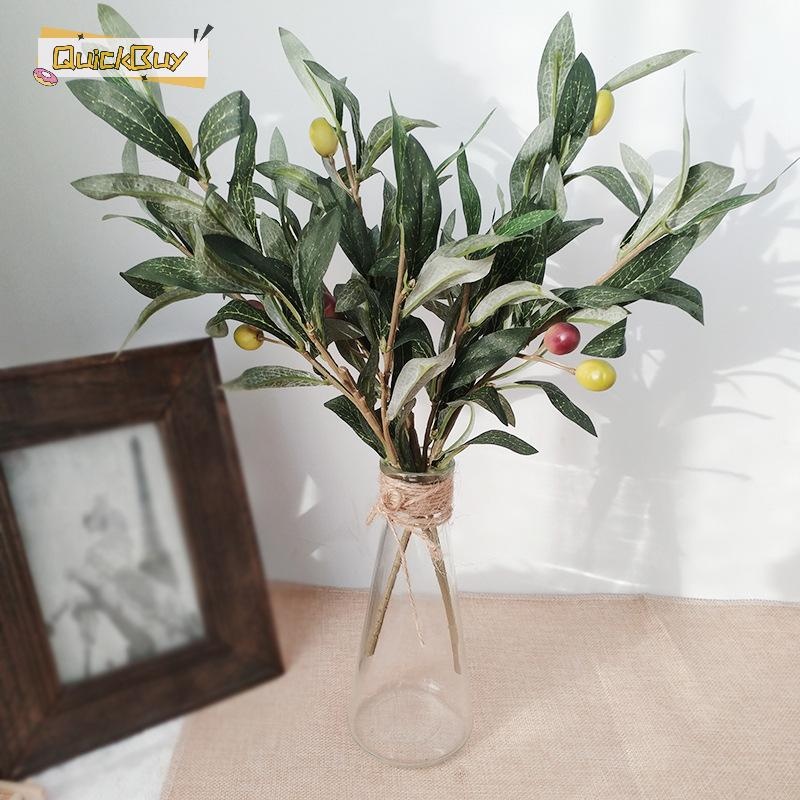 Quickbuy ประดิษฐ์ใบมะกอกปลอม สาขาต้นมะกอก Green s Home Deco ใหม่