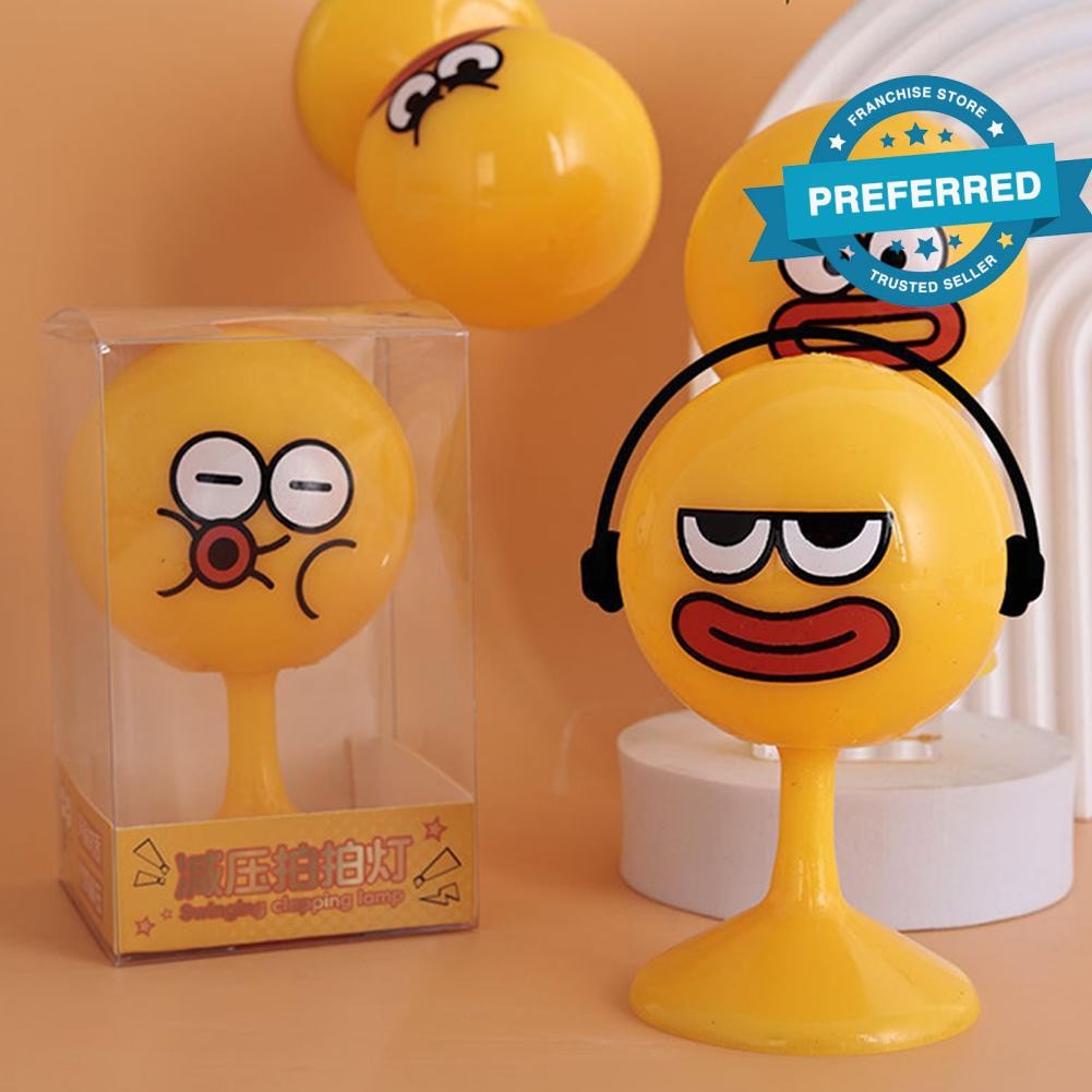 เครื่องมือบรรเทาความเครียด Patting Boxing Elastic Ball Creative Stress Ball ของเล่นเดสก์ท็อปบรรเทา Y