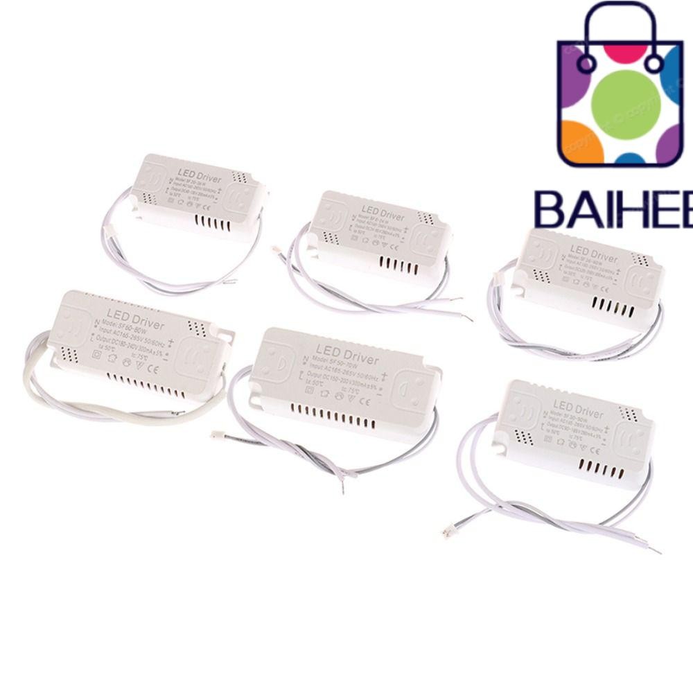 Baihee ไดร์เวอร์ไฟ LED, หน่วย AC165-265V Light Power Adapter, Home Rectifier Non-Isolating 8-24W 20-36W 30-50W 36-60W 50-70W 60-80W Driver Power Supply LED โคมไฟเพดาน