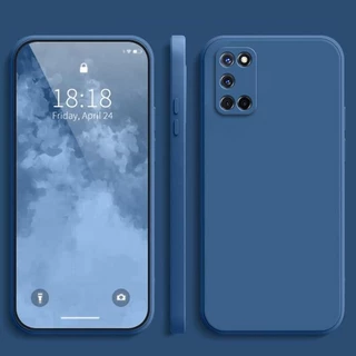 เคส OPPO A92 A52 สีทึบ OPPO A92 A52 เคสซิลิโคนป้องกันการตกสีธรรมดาเรียบง่าย YT