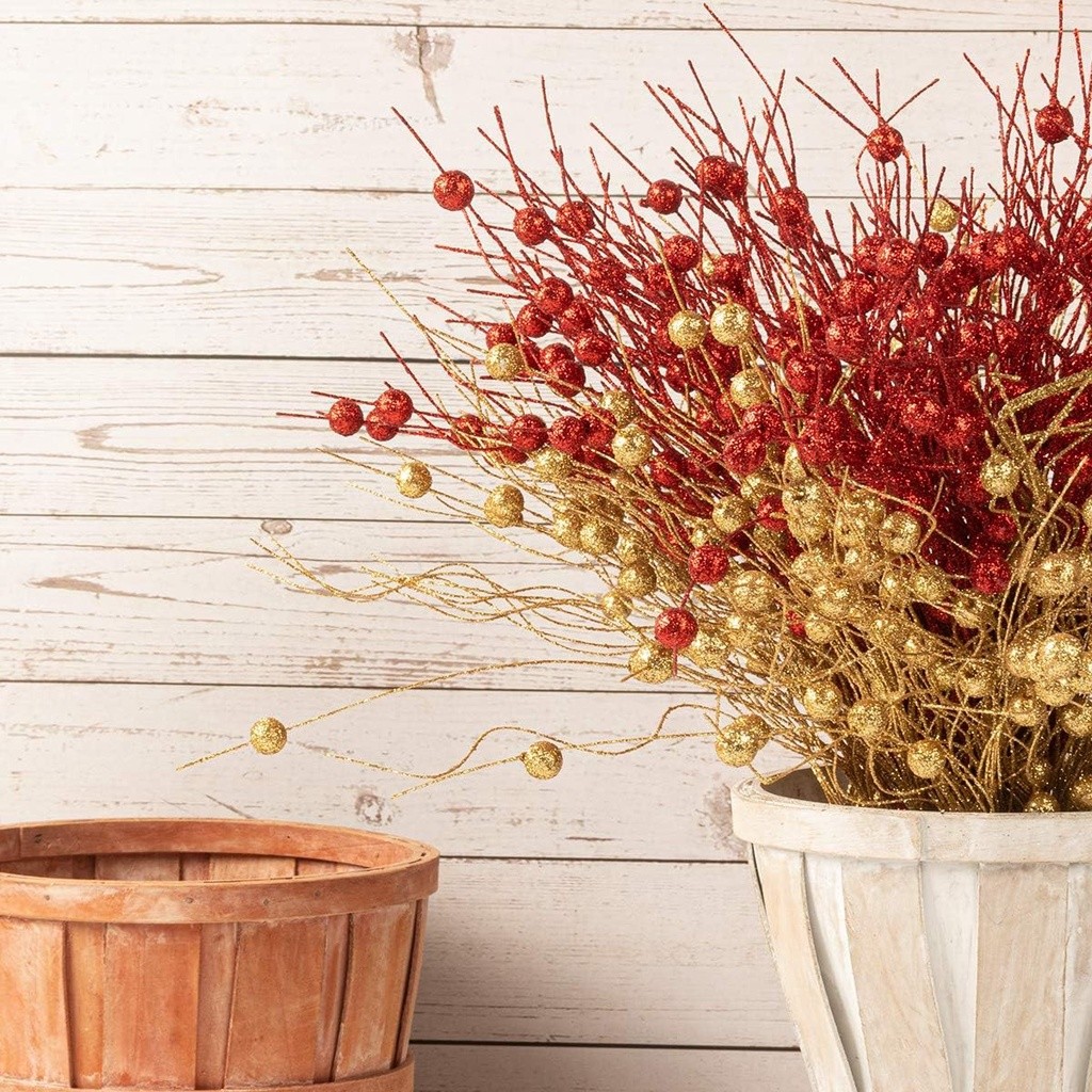 38cm ช่อดอกไม้ ดอกไม้ปลอม ต้นไม้ปลอมตกแต่งห้อง ต้นไม้มงคลเรียกทรัพย์ ดอกไม้ปลอมตกแต่งบ้าน ต้นสน - รูปที่ 4