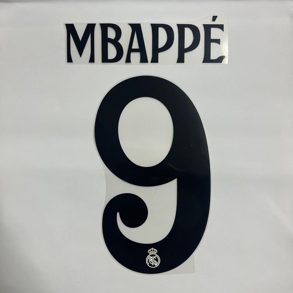 อย่างเป็นทางการ MBAPPE 9 Real Madrid CF Home 2024-25 พิมพ์