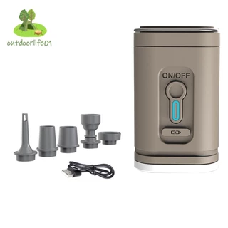 ✤โอเดล✤ไฟแคมป์ปิ้ง เครื่องปั๊มลมไฟฟ้า สูบลมไฟฟ้า 1200mAh 100LM สําหรับเรือ ว่ายน้ํา ตั้งแคมป์
