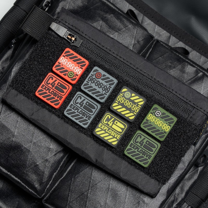 [อุปกรณ์] Foxbat Fox Bat Industrial Mini Badge 3cm Morale Badge Functional Tactical Messenger Bag Velcro Armband Badge