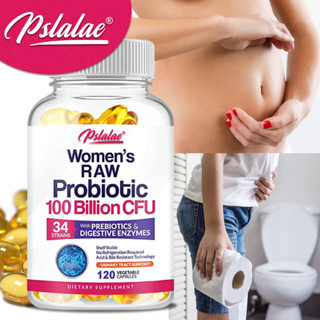 Pslalae Womens RAW Probiotic 100 Billion CFU - รองรับ Gut He…
