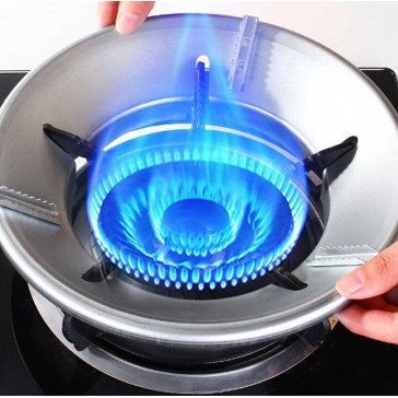 Windproof High Efficiency Gas Stove Energy Saving Cover Heat Insulation Pot Holder Wind Shield Brack