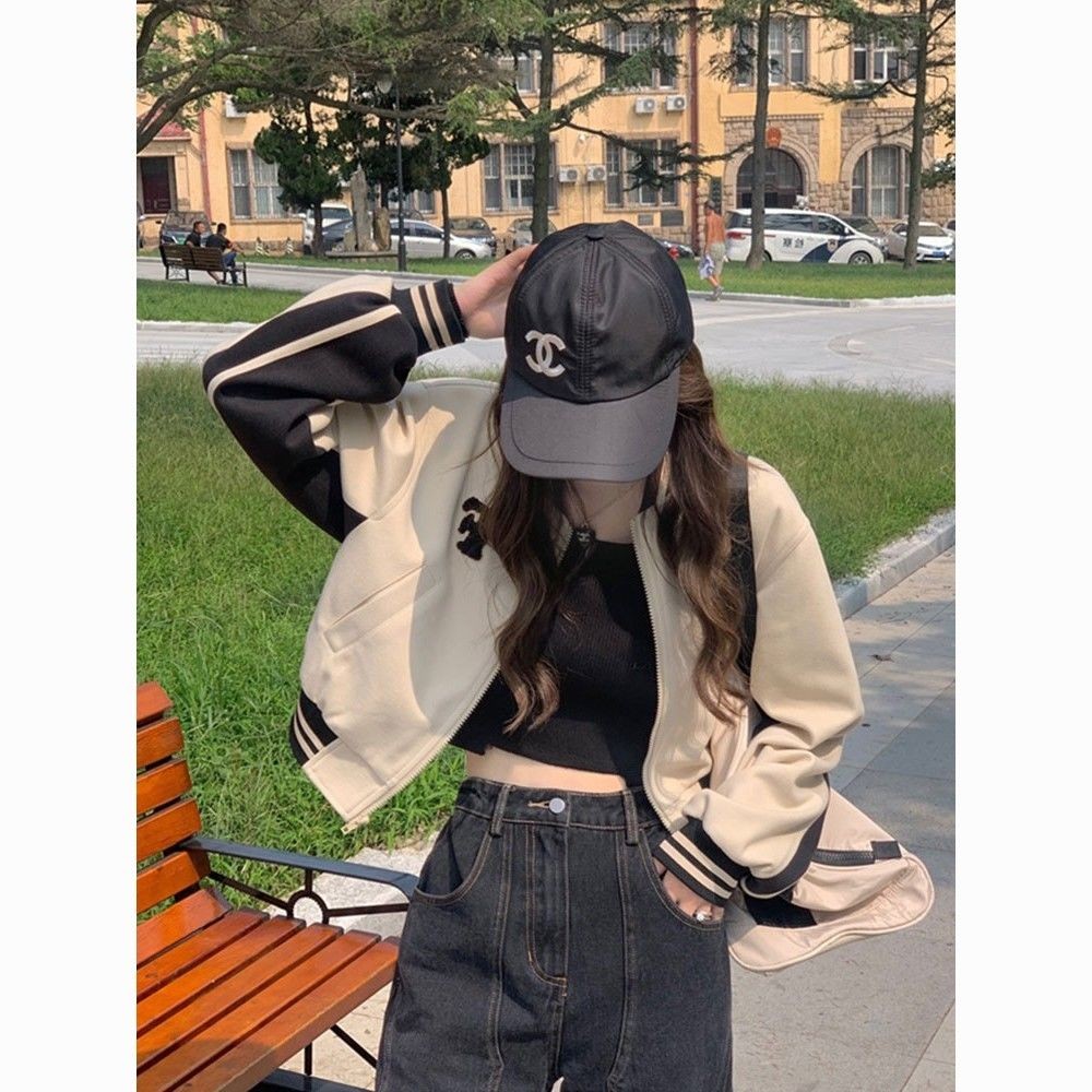 เสื้อแจ็คเก็ตสไตล์ใหม่อารมณ์ทุกการแข่งขันหลวม