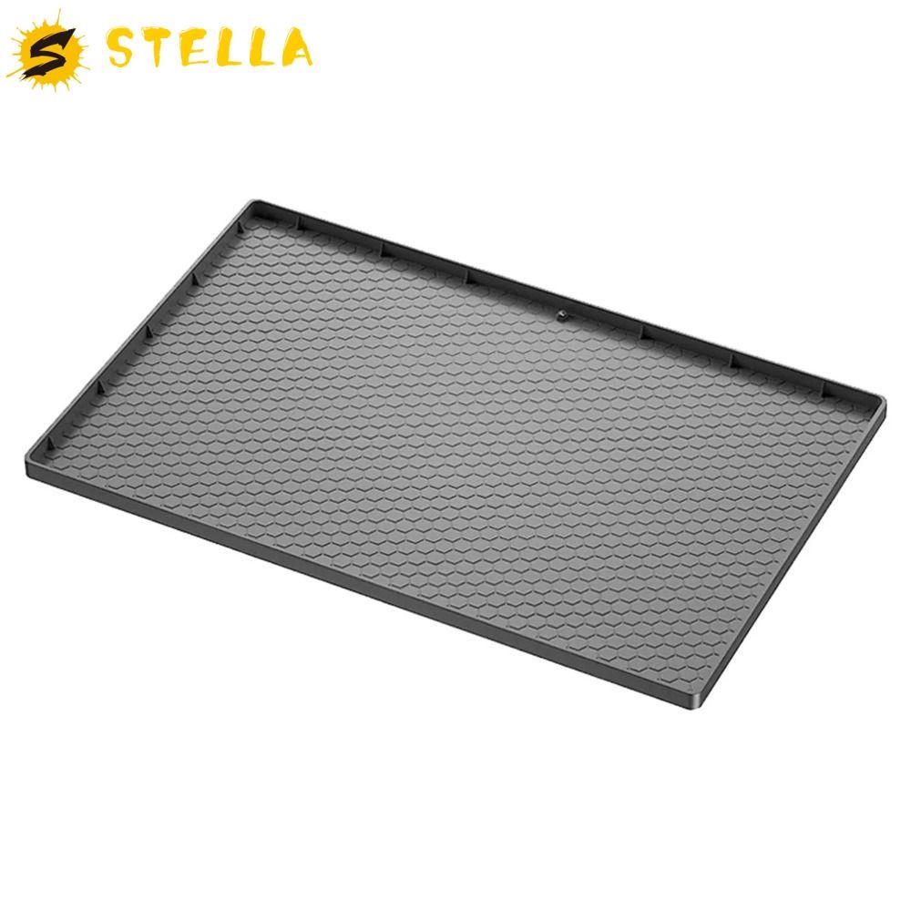 แผ่นระบายน้ํา STELLA, ซิลิโคนทําความสะอาดง่ายภายใต้อ่างล้างจาน, ยืดหยุ่น Dirt-proof ทนความร้อนตู้กันน้ํา Liner Mat ห้องครัว