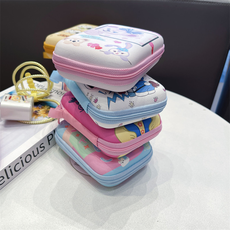 น่ารัก Snoopy Data Cable Digital Storage Bag Charger Power Bank Power Bank Travel Bag Electronic Product Accessories Organizer Bag