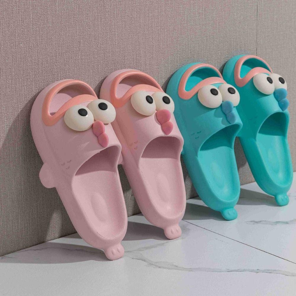 Edie รองเท้าสวมใส่ด้านนอก, น่าเกลียดปลาแพลตฟอร์มหนา Soled รองเท้าแตะ, Casual Anti Slip Casual PVC Hangyodon รองเท้าแตะผู้หญิงฤดูร้อน