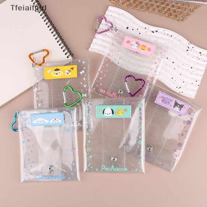 Tfl ญี่ปุ่น Sanrio PVC Pacha สุนัข Cinnamoroll My Melody จี้หมายเหตุ ID Photo ตุ๊กตากระเป๋าจัดเก็บพวงกุญแจ GZ