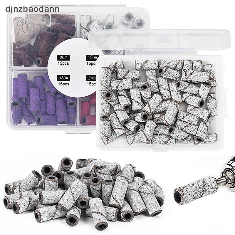 [DJNZ] 80/150/180/240 แผ่นขัด Zebra ทรายแหวน Bit ทําเล็บมือเล็บเท้าเล็บสว่านไฟฟ้าเครื่องบด Remover เครื่องตัด NGSS