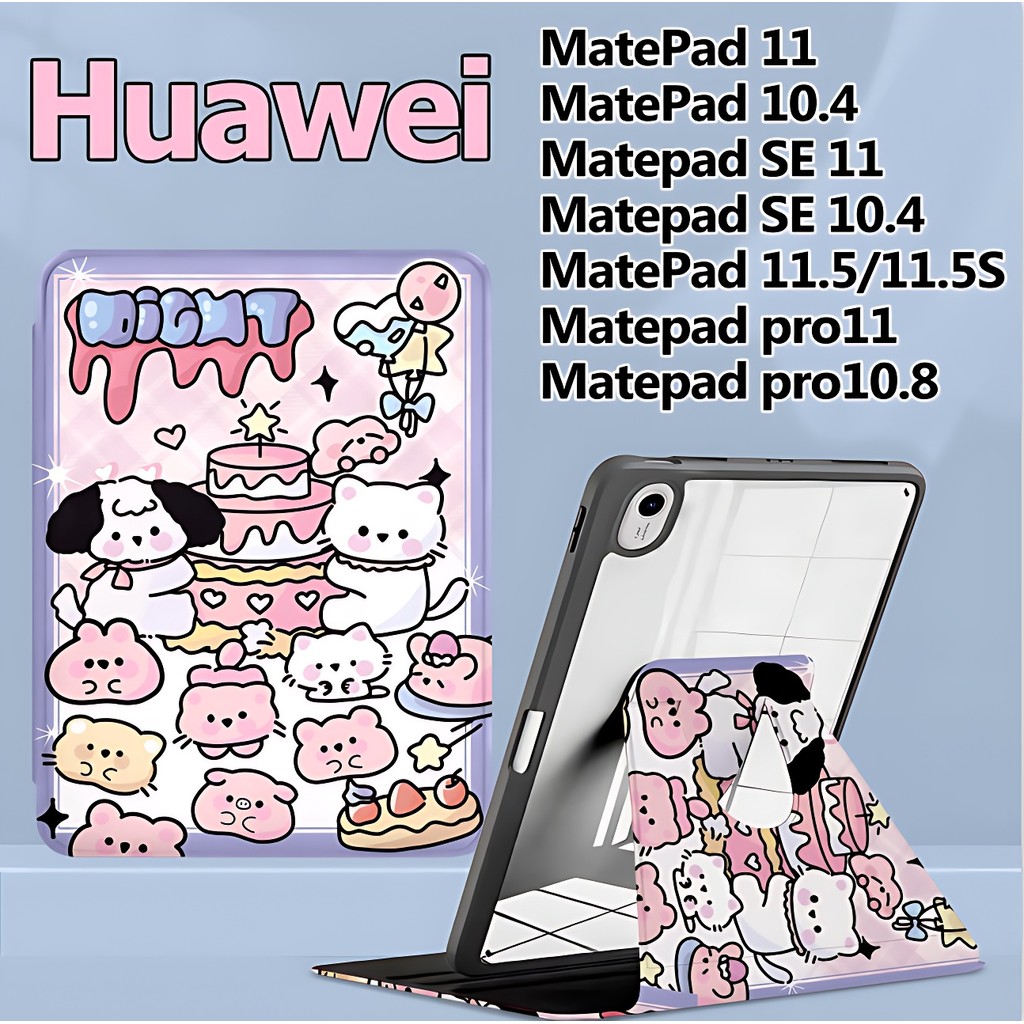 [พร้อมส่งจากไทย]360° rotation เคส Huawei MatePad 11 Pad10.4 เคส หัวเว่ย Matepad SE11/SE 10.4 หัวเว่ย