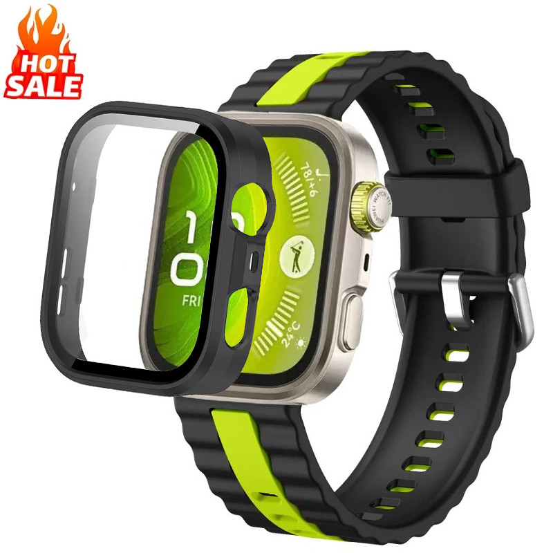 สายซิลิโคน + PC Case (ไม่มีนาฬิกา) สําหรับ Huawei Watch Fit 4 Pro/Fit 4 Strap Case พร้อมตัวป้องกันหน