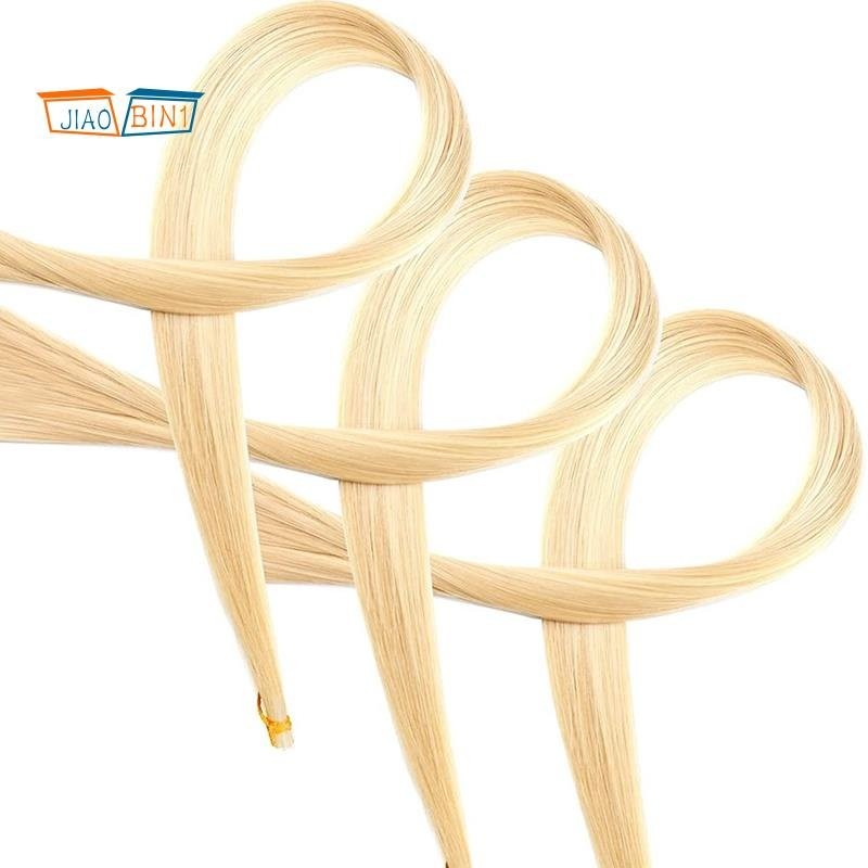 3Pcs Violin Bow Hair Replacement Kit Violin 29.2 Inch Fiddle Bow Rehair Tools Musical Bow Hair Violi