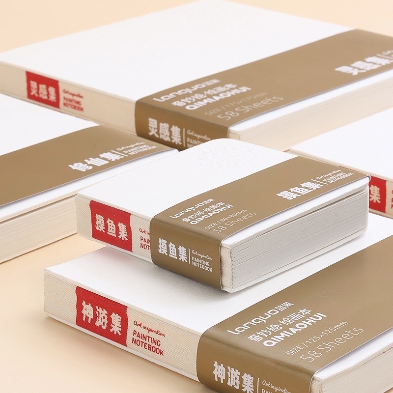 Languo Mini Drawing Book 200gsm - เหมาะสําหรับสีอะคริลิค