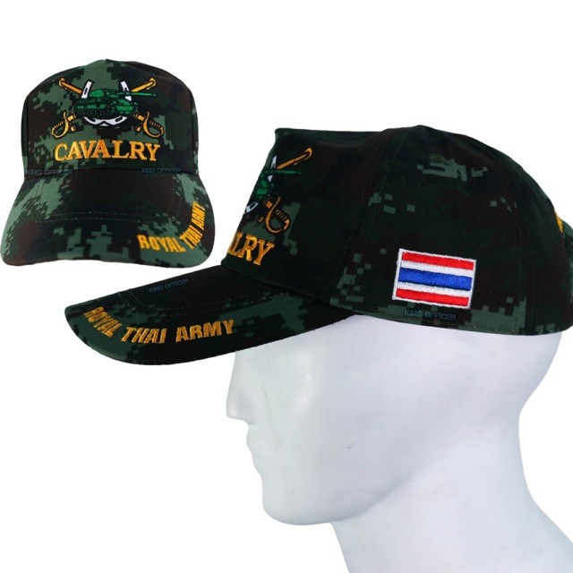 หมวกท.มัา CAVALRY ลายพรางดิจิตอล ทัพบก (G7)