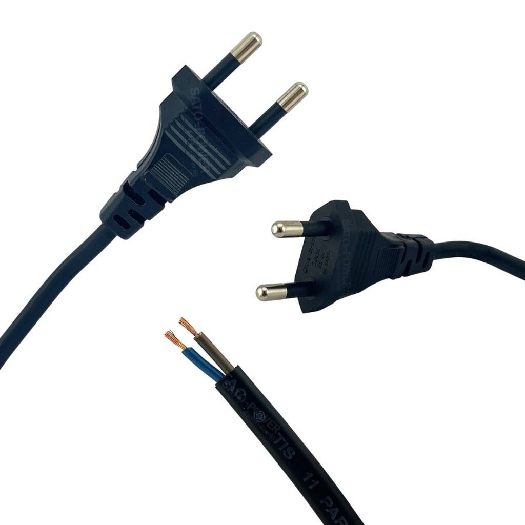 10ชิ้น/ออเดอร์ ปลั๊ก AC 2ขา 6A 250V ตัวผู้ | ปลั๊กยาง ตัวผู้ 2 ขา กลม 6A 250V ปลั๊ก AC - รูปที่ 5