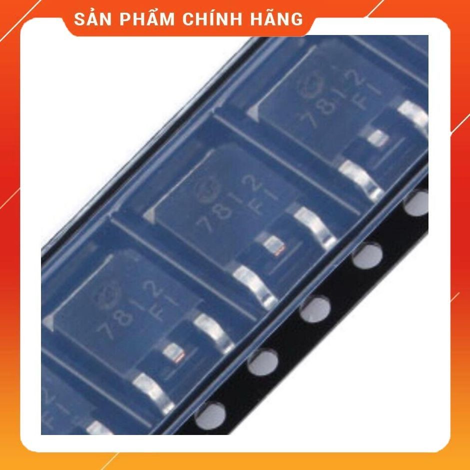 [ 2 ชิ้น ] เครื่องปรับแรงดันไฟฟ้า IC CJ7812 7812 12V 1.5A TO-252 ขา SMD