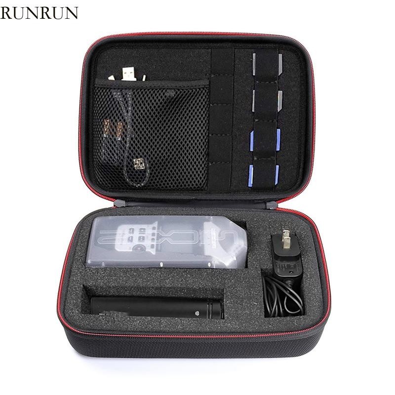 RUN EVA สําหรับ Shell สําหรับกรณีสําหรับ ZOOM H1 H2N H5 H4N H6 F8 Q8 Handy Music Recorder กระเป๋าเปิ