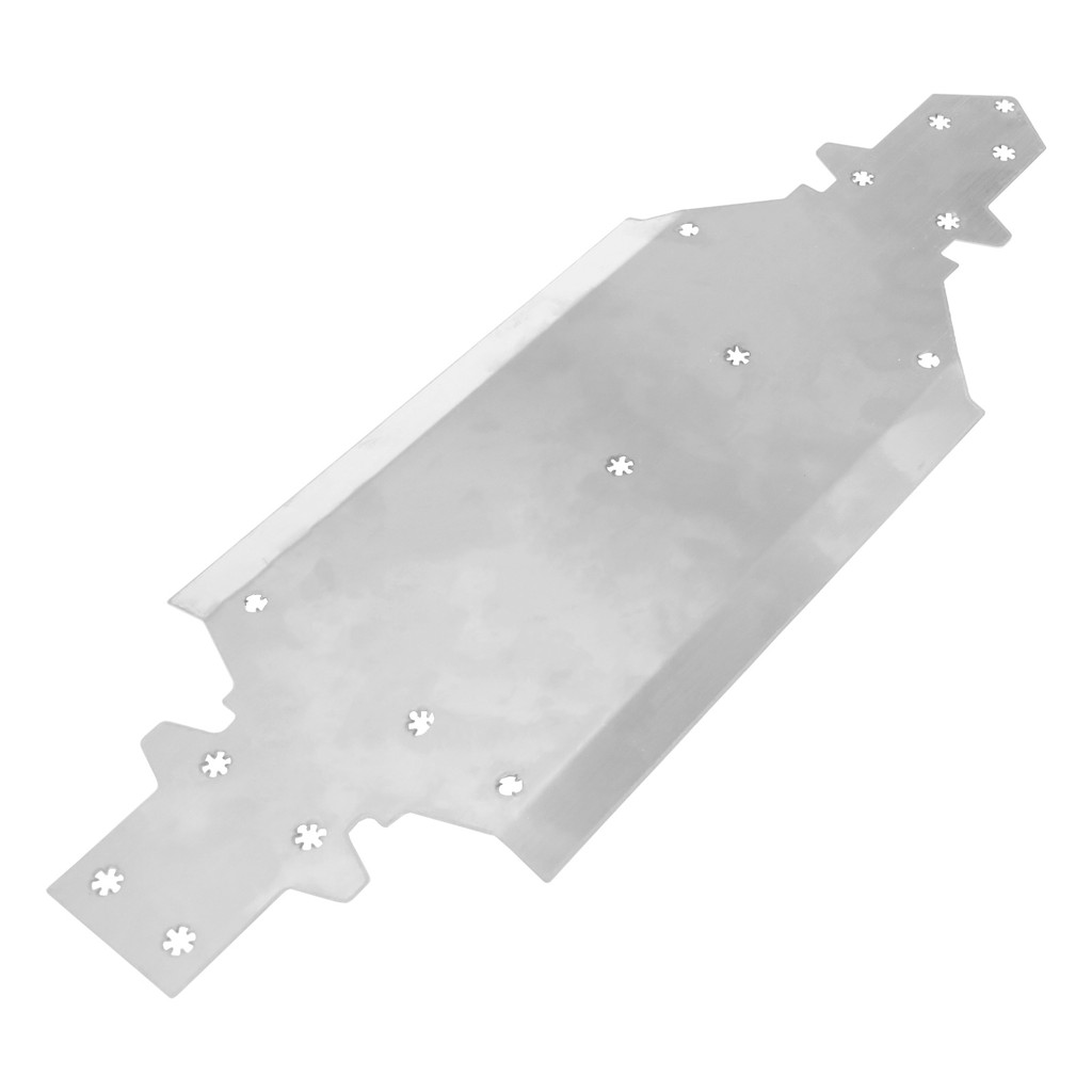 สําหรับ Rlaarlo 1/10 XTS F10 Rally รถสแตนเลสแชสซีแผ่นป้องกันเกราะด้านล่าง Scratch ชิ้นส่วนป้องกัน