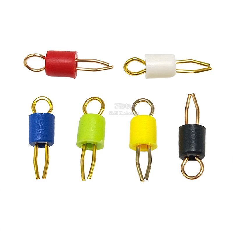 บอร์ด PCB TEST POINT TEST ลูกปัด TEST-2D POINT ทองแดงบริสุทธิ์ทองพลาสติกฉนวนลูกปัด TEST Pin