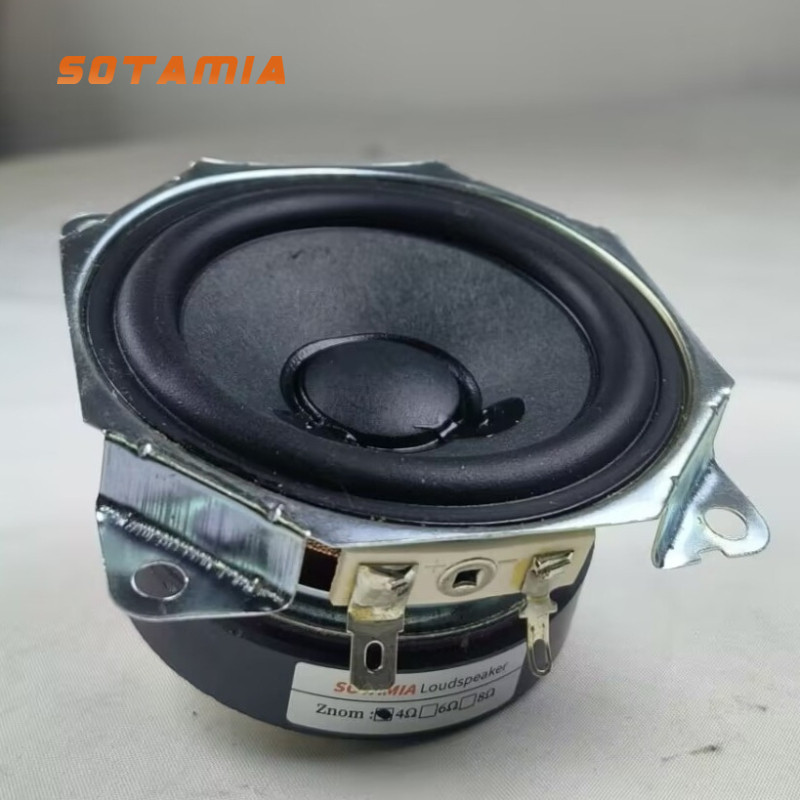SOTAMIA 1 ชิ้น 3 นิ้วลําโพง 4 โอห์ม 15 วัตต์พับมุมเสียงลําโพงแม่เหล็กขนาดใหญ่ DIY ลําโพงบลูทูธ