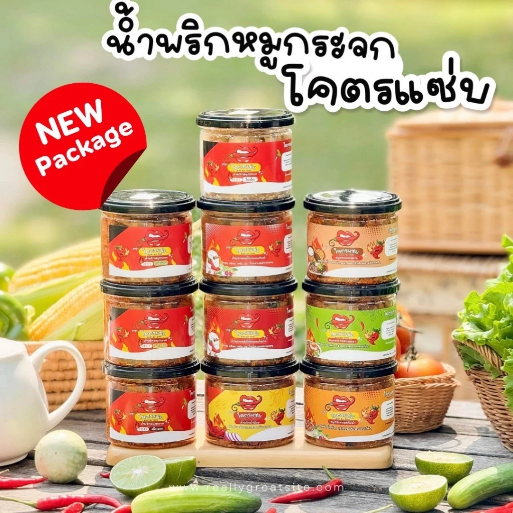 เซต 3 กระปุก น้ำพริกหมูกระจก หนังไก่กรอบ เห็ดกรอบ โคตรแซ่บ หลากรสให้เลือก ของกินเล่น กากหมู แคบหมู อาหารสำเร็จรูป