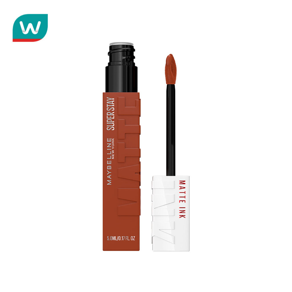 Maybelline เมย์เบลลีน นิวยอร์ก ซุปเปอร์ สเตย์ แมท อิ้งค์ ลิป 5มล. 505 เอนเตอร์เทนเนอร์