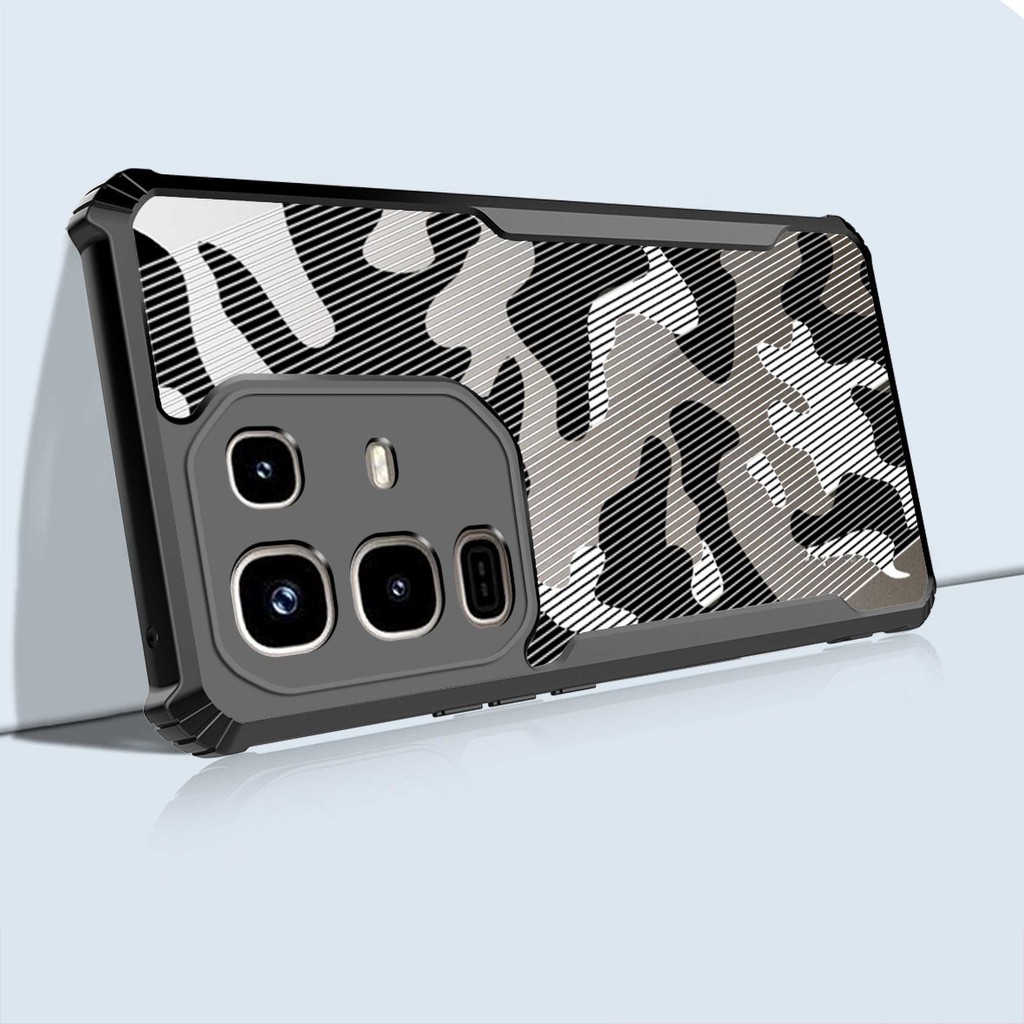 Luxur เคสโทรศัพท์สําหรับ Infinix Note 50 40 60 Pro Plus 4G 5G 50X 50S 40X 40S อะคริลิคใสฤดูใบไม้ร่วง